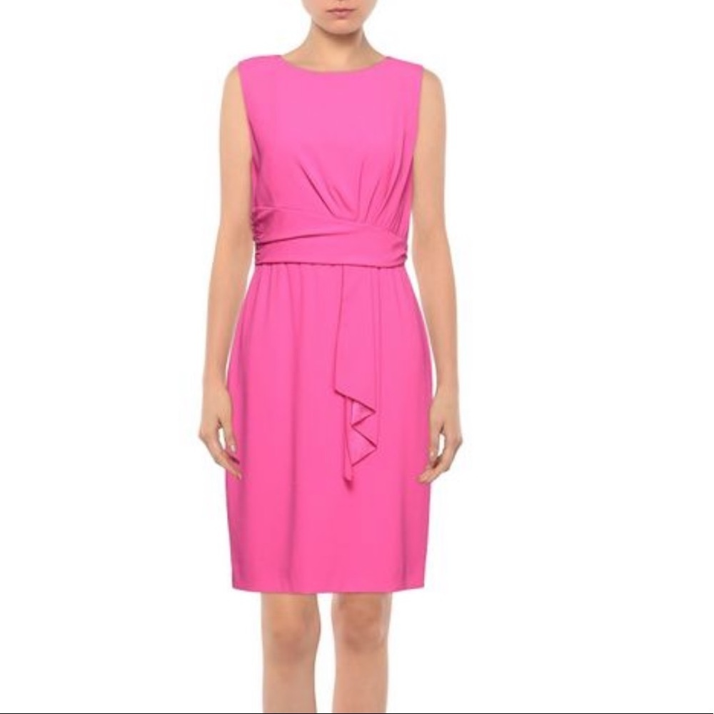 PAULE KA PARIS Waist Sash Midi Dress